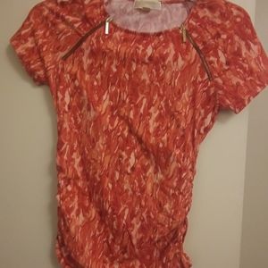 Michael Kors Double Zipped Top